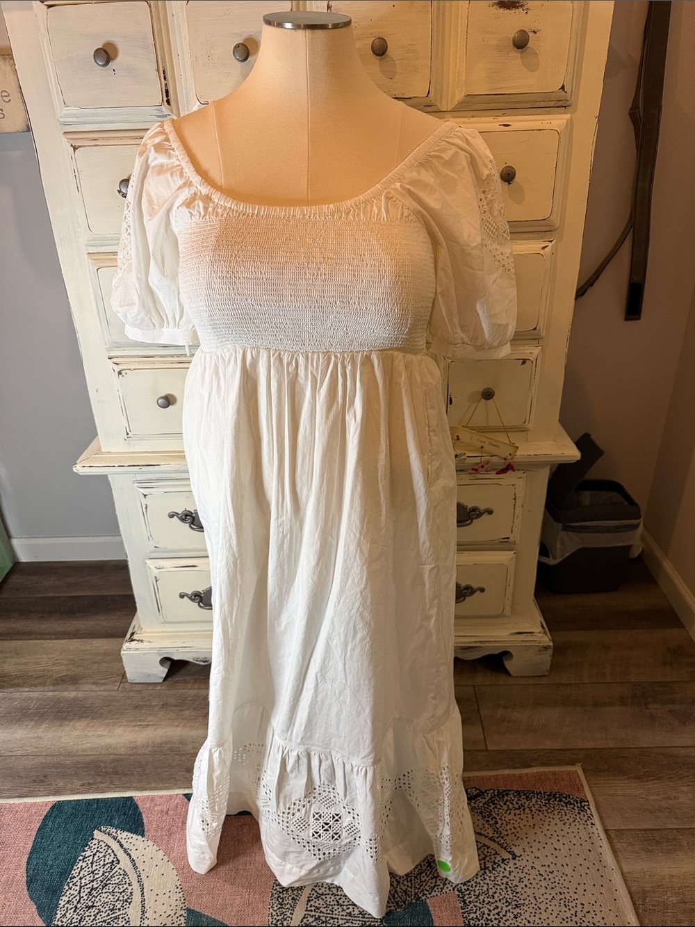 Vineyard Vines Ellen Eyelet Lace Maxi Dress